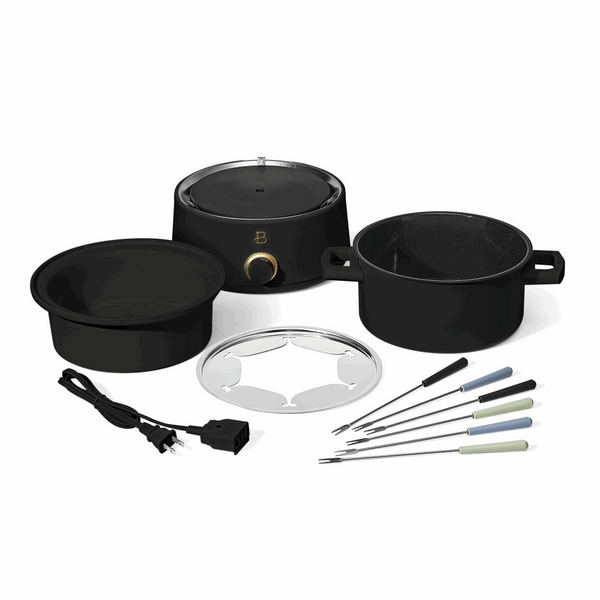 Electric Fondue Set with Bonus 2QT Ceramic Pot