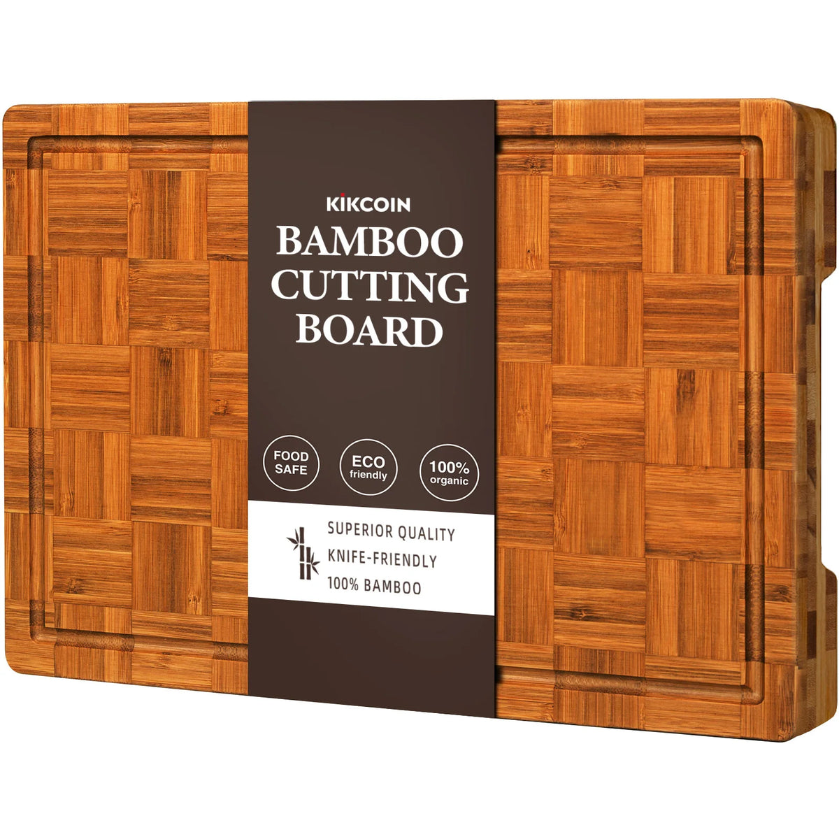 Eco-Friendly Large Bamboo Cutting Board – Perfect Christmas Gift for Family and Friends