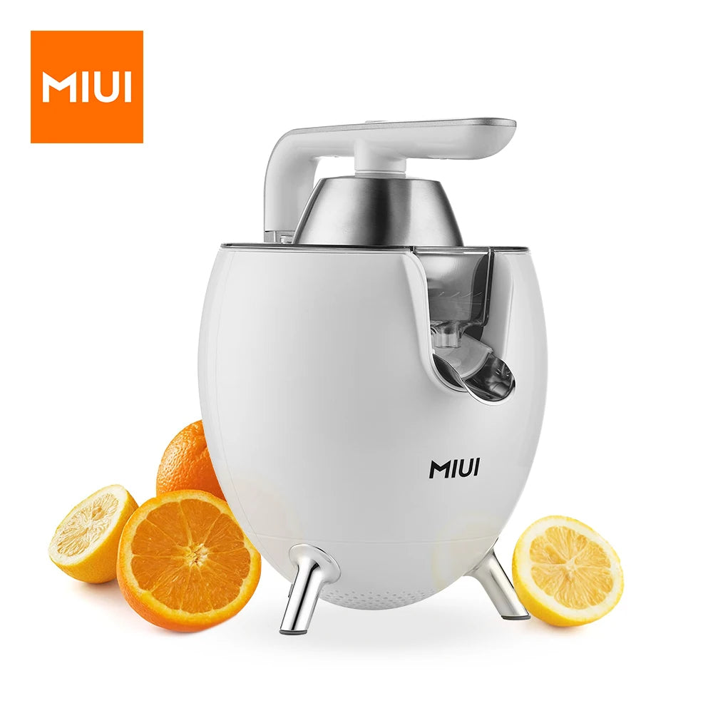 MIUI Citrus Juicer - 850W Stainless Steel Orange Lemon Electric Juicer with Dual Cone Design