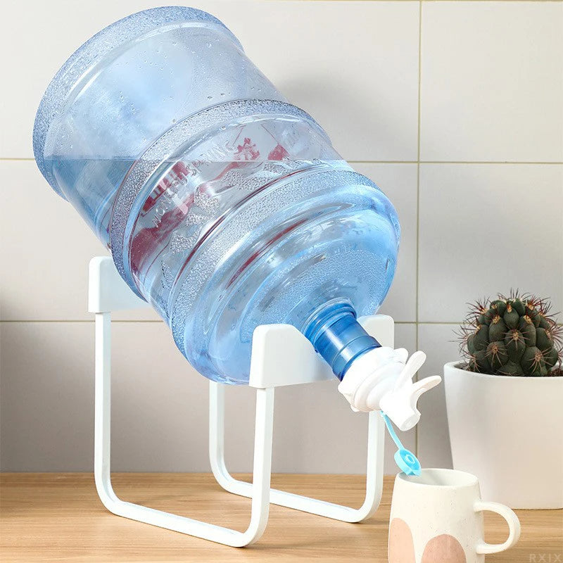 Gallon Water Bottle Holder Stand with Dispenser Valve Rack