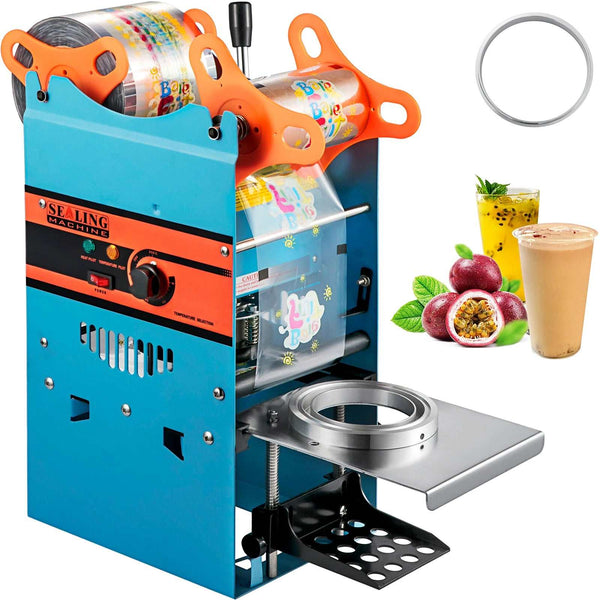 Cup sealer Manual Sealing Machine: 90/95 mm Cups, Carbon Steel,500 Cup