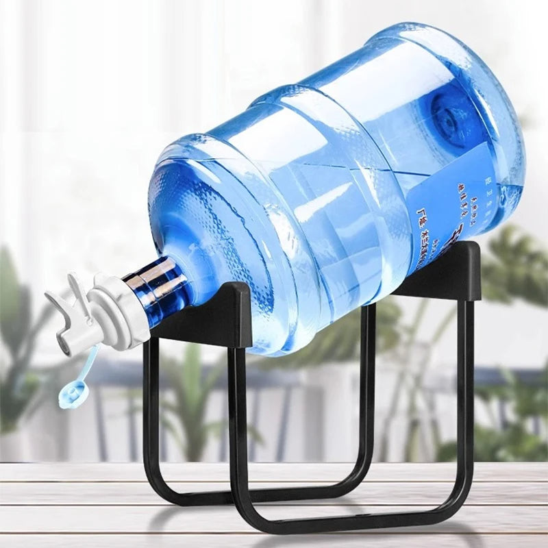 Gallon Water Bottle Holder Stand with Dispenser Valve Rack