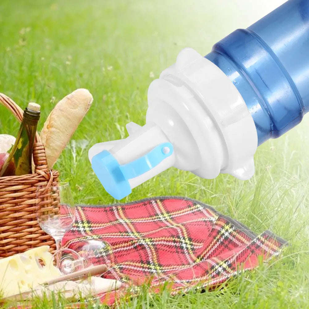 Portable Water Bottle Dispenser Pump – Eco-Friendly PP Material, Dust-Proof Cap, Easy to Install, for Home & Travel Use