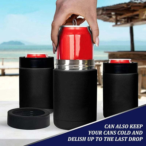 Can Holder - Keep Your Drink Cool 3-in-1 Stainless Steel Drink for you