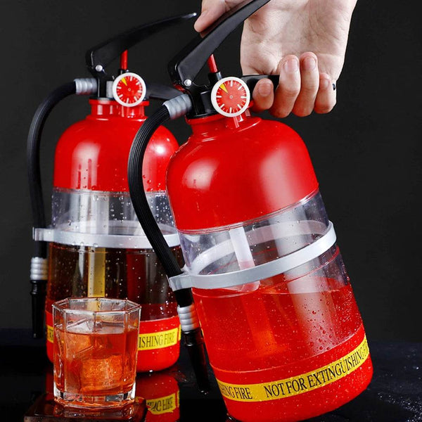 Beer Dispenser 1.5L Fire Extinguisher Shaped:Durable,Creative, Acrylic