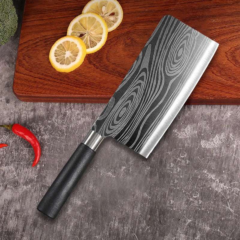 Chef knife set Laser Damascus Pattern Utility Kitchen Knives Set 