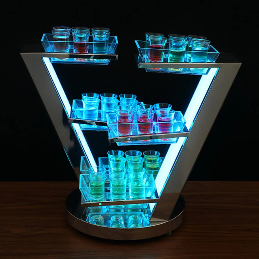 Rechargeable LED Cocktail Glass Holder - Culinarywellbeing