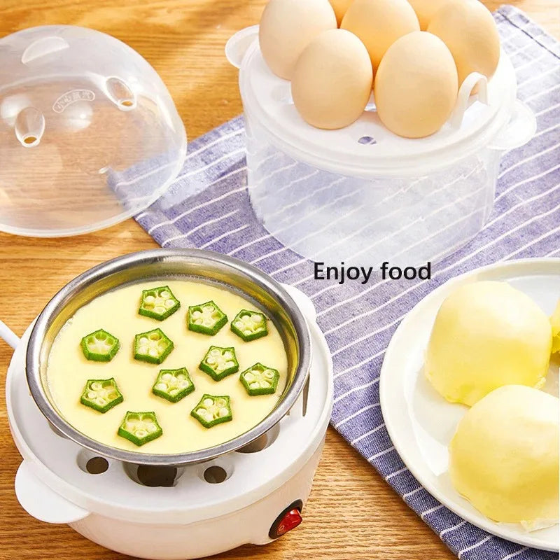 Effortless Breakfast Bliss: Multifunctional Double Layer Electric Egg Cooker