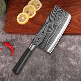 Chef knife set Laser Damascus Pattern Utility Kitchen Knives Set 