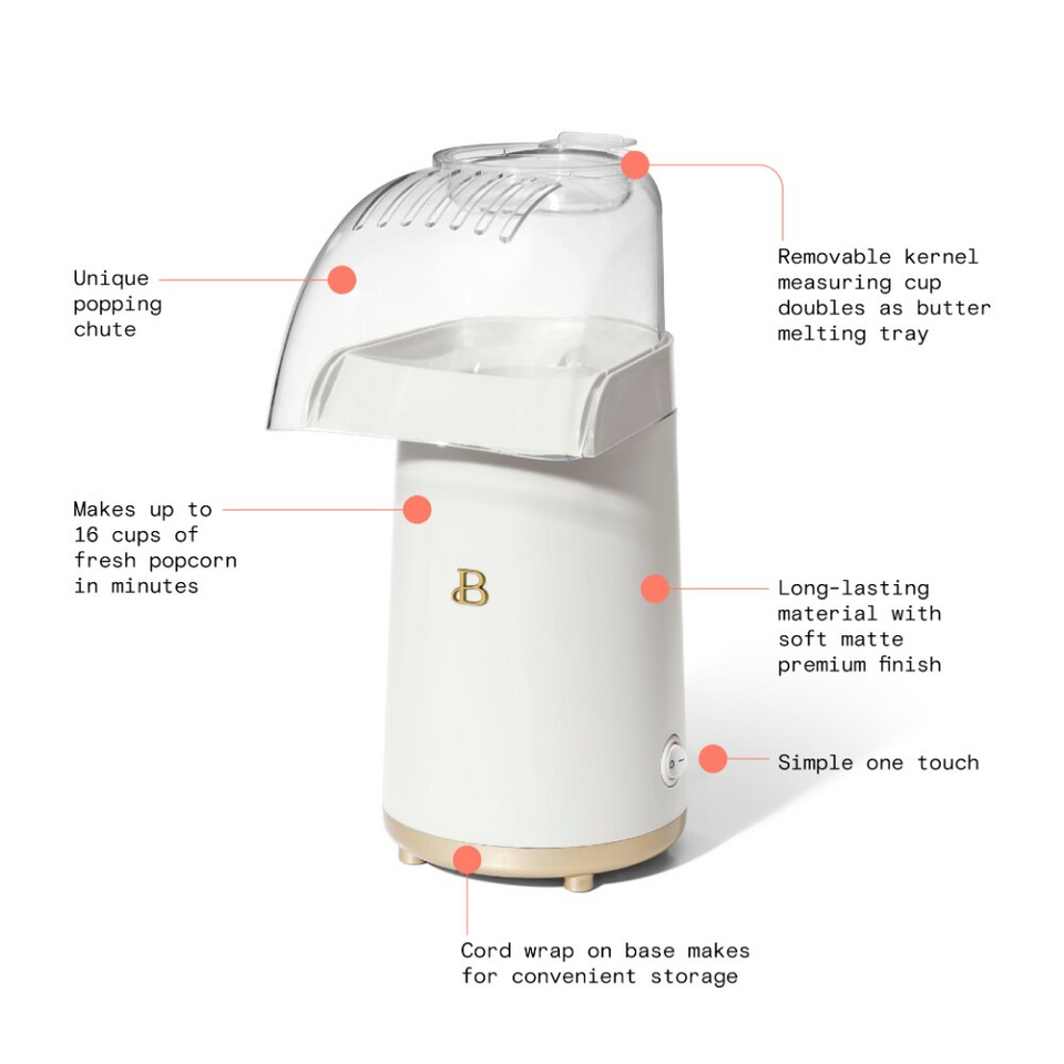 Hot Air Popcorn Maker - Culinarywellbeing