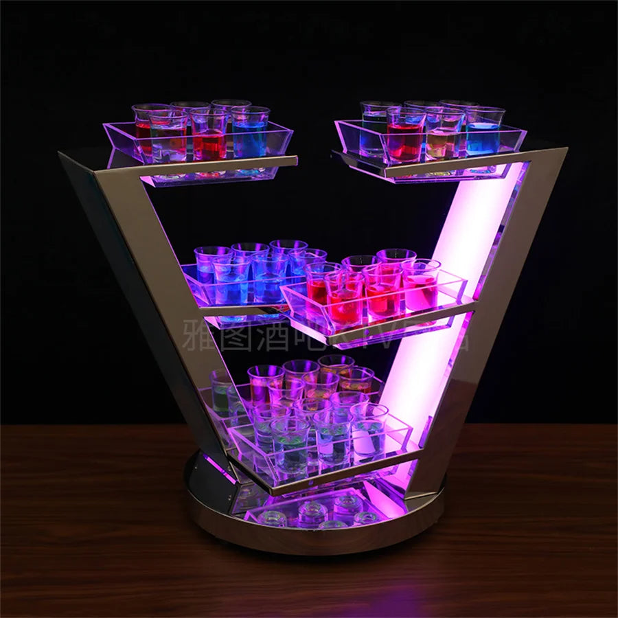 Rechargeable LED Cocktail Glass Holder - Culinarywellbeing