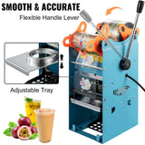 Cup sealer Manual Sealing Machine: 90/95 mm Cups, Carbon Steel,500 Cup