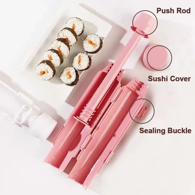 Quick Sushi Maker - DIY Japanese Roller & Rice Mold Bazooka