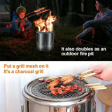 portable charcoal grill-Smokeless Grill Stainless Steel,BBQ & Fire Pit