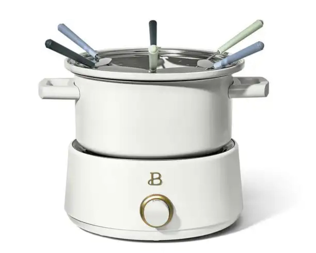 Electric Fondue Set with Bonus 2QT Ceramic Pot - Culinarywellbeing