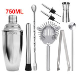 Stainless Steel Cocktail Shaker Mixer Wine Martini Boston Shaker For Bartender Drink Party Bar Tools 550ML/750ML - TheWellBeing1