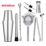 Stainless Steel Cocktail Shaker Mixer Wine Martini Boston Shaker For Bartender Drink Party Bar Tools 550ML/750ML - TheWellBeing1