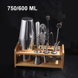 Stainless Steel Cocktail Shaker Mixer Wine Martini Boston Shaker For Bartender Drink Party Bar Tools 550ML/750ML - TheWellBeing1