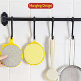 Dual-Sided Dishwashing Sponge: Household Kitchen Cleaning Tool