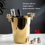 Noble Luxury ice bucket 304 Stainless steel golden hammer patternTheWellBeing1Noble Luxury ice bucket 304 Stainless steel golden hammer patternCulinaryWellBeing