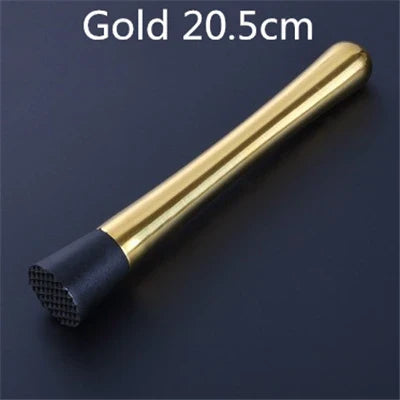 Stainless Steel Bar Mixer Barware DIY Drink Fruit Muddler Crushed Ice