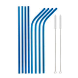 Metal drinking straws With Cleaner Brush 304 Stainless Steel