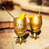 Creative Pineapple Tumbler Cocktail Cups Copper