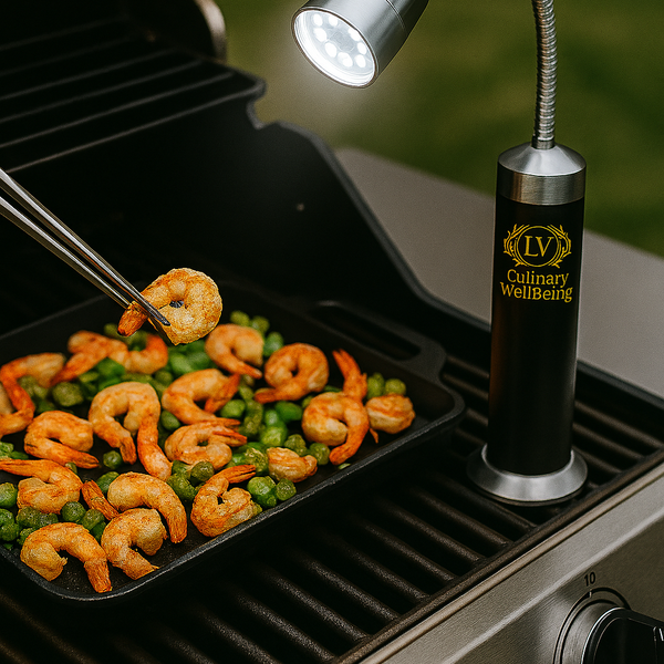 360° Magnetic BBQ Grill Light - 9 LED Super Bright, Weather Resistant, Gooseneck Camping Light (Batteries Not Included) - CulinaryWellBeing