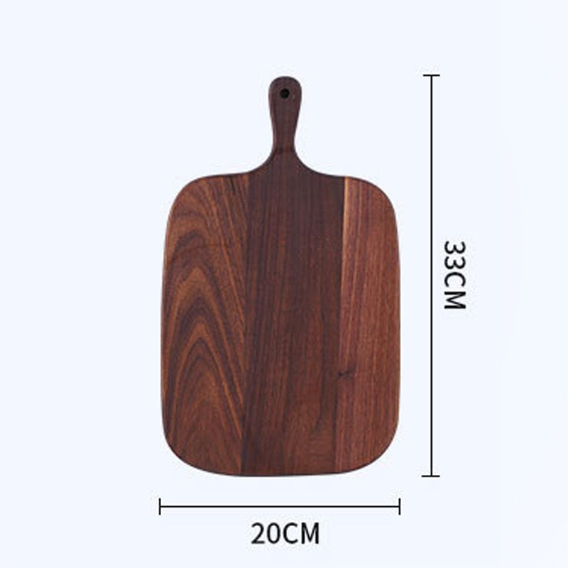 Black Walnut Wood Cutting Board Solid Wood Creative Whole Wood Bread Tray Fruit Chopping Board Kitchen Wooden Board Kitchen Tool - TheWellBeing1