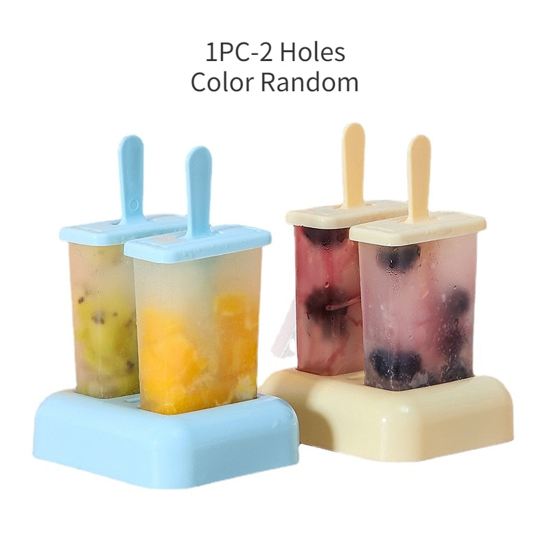 Ice Box with Plastic Stick Ice-lolly Mold Ice Cube Tray - Culinarywellbeing