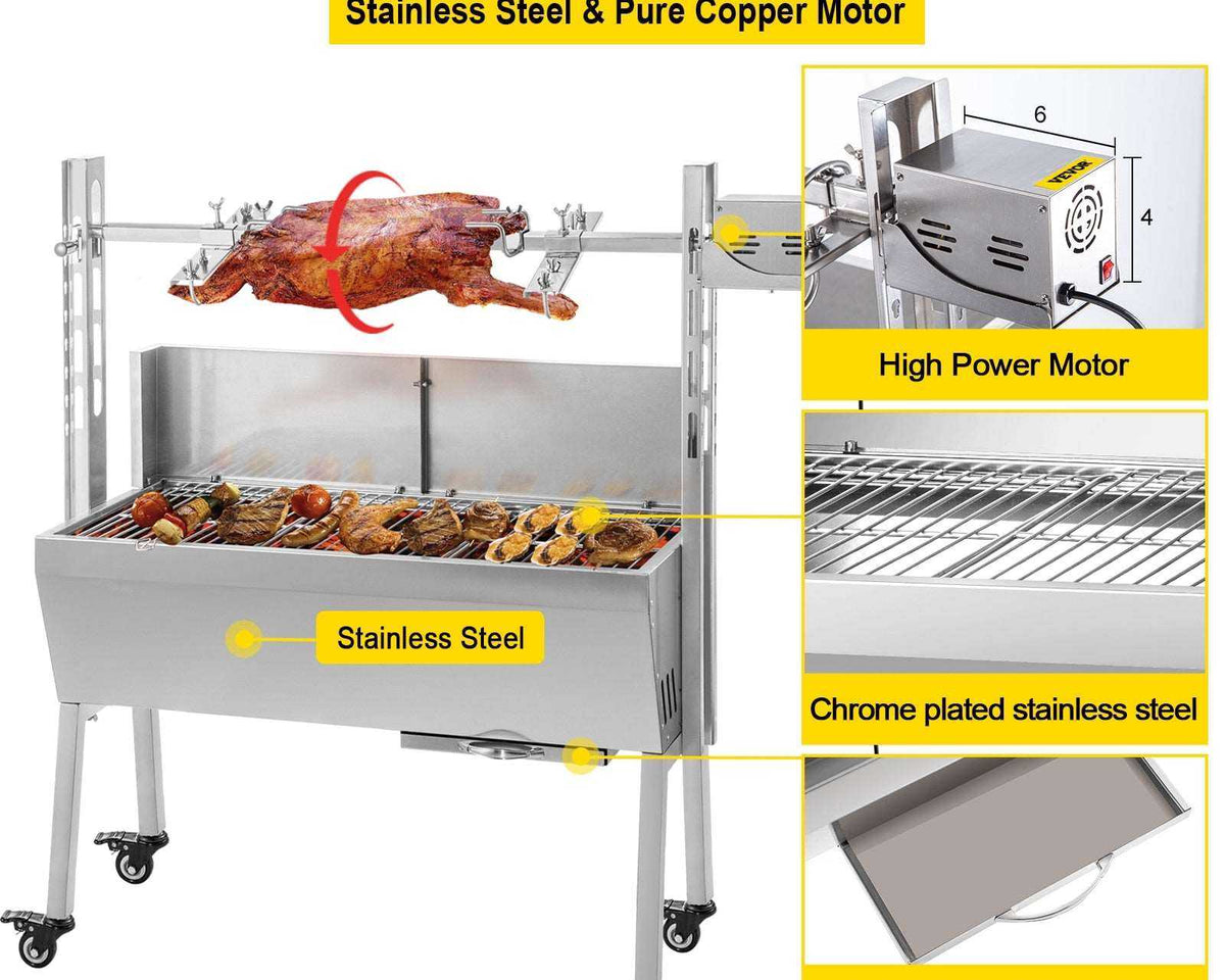 Electric BBQ Grill Roaster