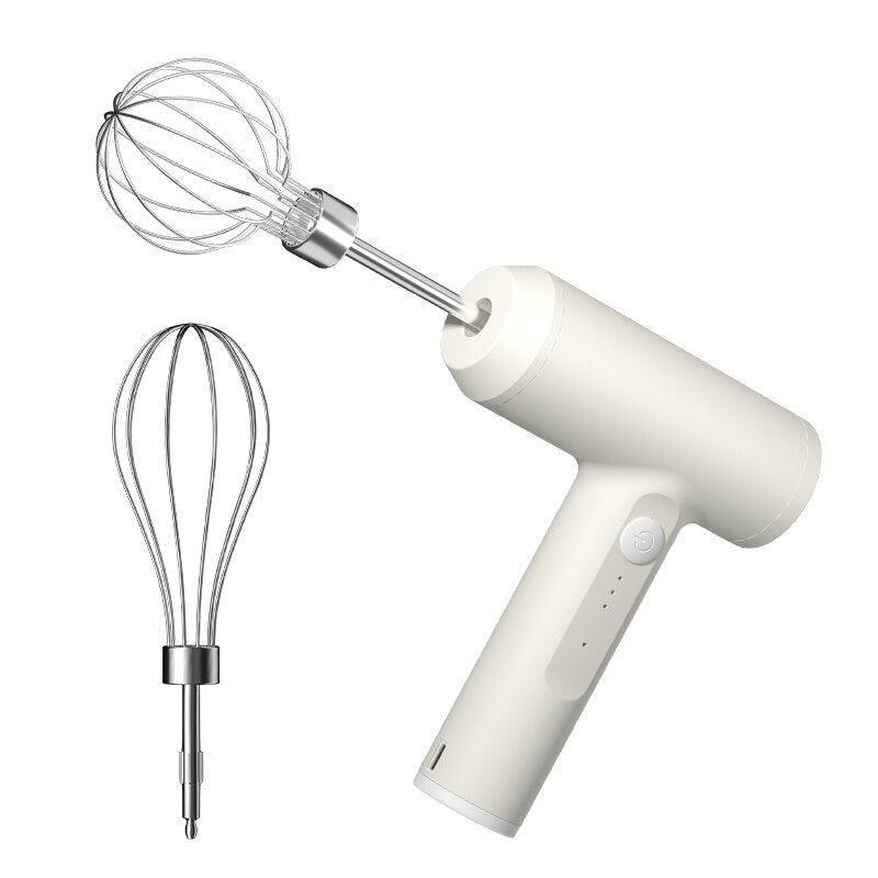 Wireless Electric Food Mixer Portable 3 Speeds Egg Beater Baking Dough Cake Cream Mixer Kitchen Tools - Culinarywellbeing