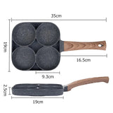 Egg Frying Pan Nonstick Pancake Pans 4-Cups Cookware Pancake Pan Egg Pan Suitable - Culinarywellbeing