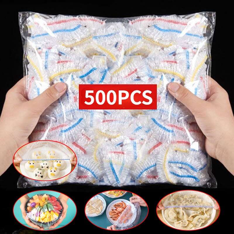 Colorful Saran Wrap Disposable Food Cover Food Grade Fruit Fresh-keeping Plastic Bag