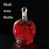 Creative Skull Glass Wine Bottle Whisky Wine Crystal CupsTransparent Drinking Drinkware Personality Bar Set Tool Gift 125-1000ml - TheWellBeing1