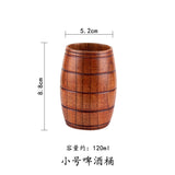 Wooden Big Belly Cups Handmade Jujube Wood Handle Cups Beer Tea Coffee Milk Water Cup Kitchen Bar Drinkware for Kitchen Bar 1PC - TheWellBeing1