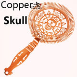 Skull And Mechanical Watch Bar Strainer Sprung Cocktail Strainer Stainless Steel Deluxe Strainer Bar Tools - TheWellBeing1