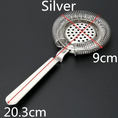 Skull And Mechanical Watch Bar Strainer Sprung Cocktail Strainer Stainless Steel Deluxe Strainer Bar Tools - TheWellBeing1