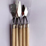 Stainless Steel Fondant Cake Spatula Cream Mixing Scraper Oil Painting Shovel Baking Pastry Tools Kitchen Accessories - TheWellBeing1