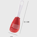 Soup Spoon Long Handle Kitchen Strainer Solid Color Cooking Colander Kitchen Scoop Plastic Tableware Colander Hot - Culinarywellbeing