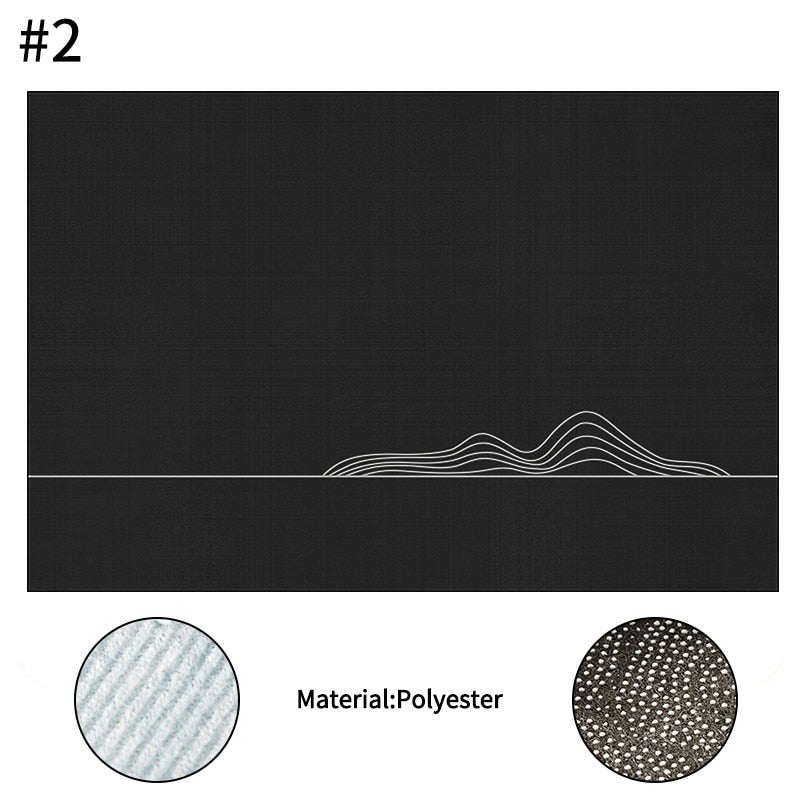 Printed Dish Drying Mat Super Absorbent Coffee Drain Pad Tableware Draining Pad Quick Dry Rug Kitchen Dinnerware Placemat - TheWellBeing1