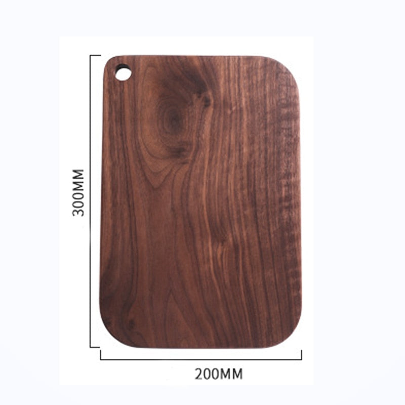 Black Walnut Wood Cutting Board Solid Wood Creative Whole Wood Bread Tray Fruit Chopping Board Kitchen Wooden Board Kitchen Tool - TheWellBeing1