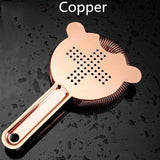 Skull And Mechanical Watch Bar Strainer Sprung Cocktail Strainer Stainless Steel Deluxe Strainer Bar Tools - TheWellBeing1