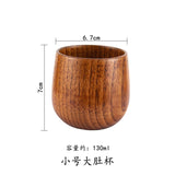 Wooden Big Belly Cups Handmade Jujube Wood Handle Cups Beer Tea Coffee Milk Water Cup Kitchen Bar Drinkware for Kitchen Bar 1PC - TheWellBeing1