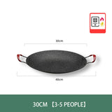 Grill Pan Korean Round Non-Stick Barbecue Plate Frying Pan - Culinarywellbeing