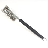 Stainless Steel Barbecue Brush Outdoor Travel BBQ Grill Cleaning Brushes Kitchen Non-stick Brushes Clean Tool for Home Barbecue - TheWellBeing1