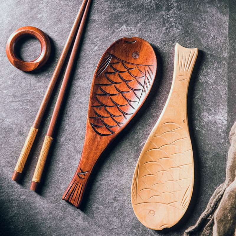 Creative Spoon Cute Nature Wooden Non-stick Rice Shovel ScoopMaterial: nanmu
 








Retro ladle,Japanese Creative Fish Shape Rice Spoon ,Cute ladle,Nature Wooden ,Non-stick Rice Shovel Scoop ,Kitchen Cooking Utensils SuppliTheWellBeing1Creative Spoon Cute Nature WoodenCulinaryWellBeing