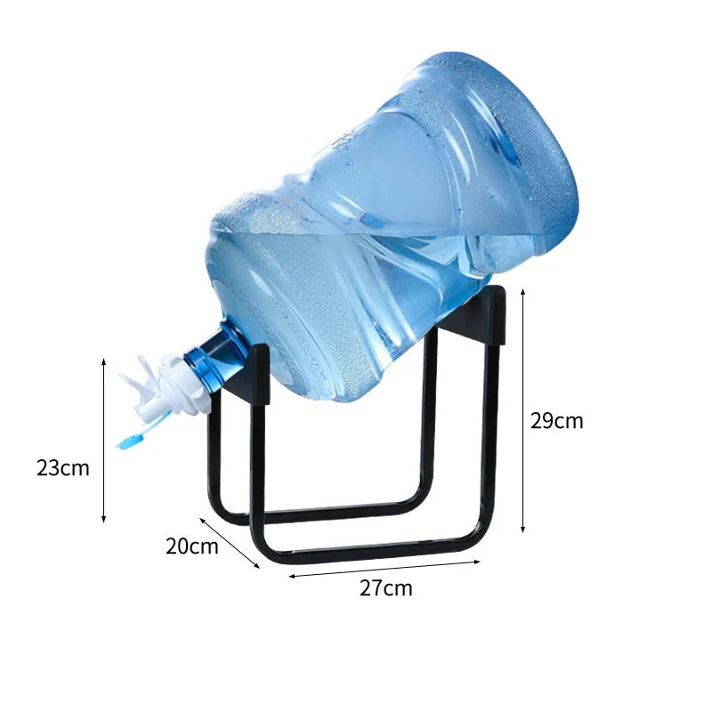 Gallon Water Bottle Holder Stand with Dispenser Valve – Rust-Resistant, Easy to Install, Portable Water Dispenser Rack for Home, Office, and Outdoor Use