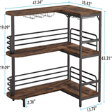 The Ultimate L-Shaped Bar Table