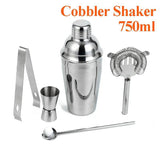 Stainless Steel Cocktail Shaker Set Mixer - Culinarywellbeing